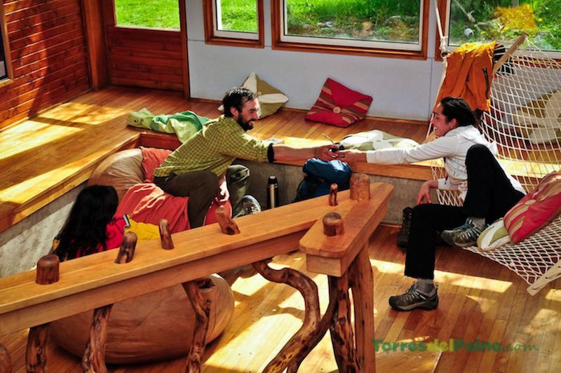 Refugios, such as the Refugio Torre Central, are a good way to get into multi-day treks. They provide beds and hot showers, and a place to rest your weary feet and grab a beer before heading off to sleep. — TODAY pic