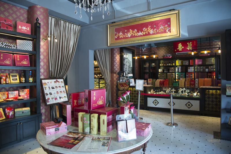 The Ghee Hiang outlet in Burmah Road with Teels Heritage Cafe upstairs.