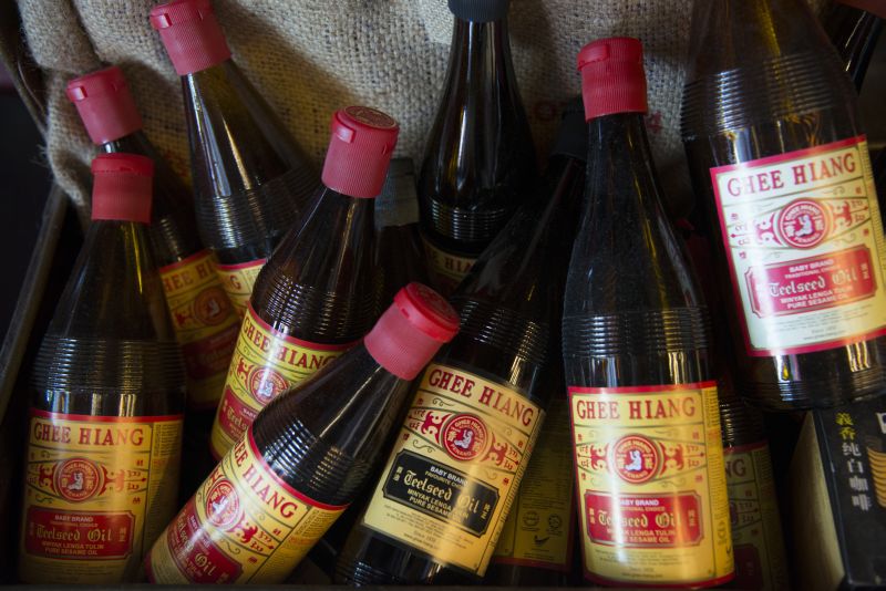 Ghee Hiang is mostly known for its sesame seed oil nowadays.