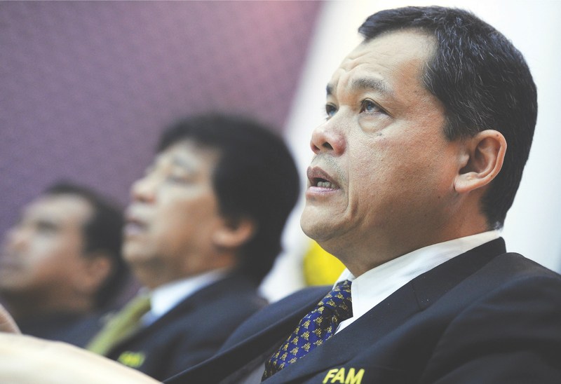 Hamidin will discuss with Tunku Ismail before deciding on Harimau Malaya's next move. u00e2u20acu201d Malay Mail pic