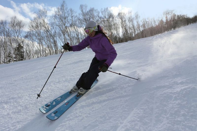 A woman alpine skiing at Club Med Sahoro Hokkaido. — Handout via TODAY