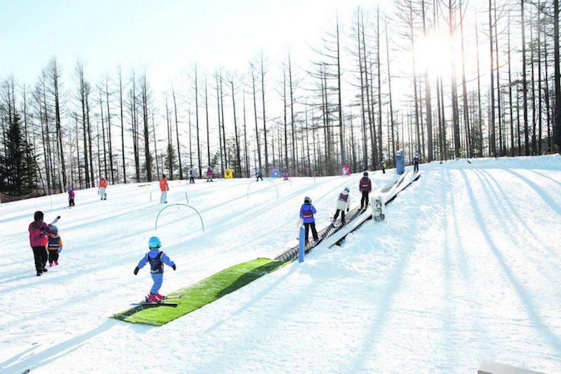 Children learn how to ski at Club Med Sahoro Hokkaido. — Handout via TODAY