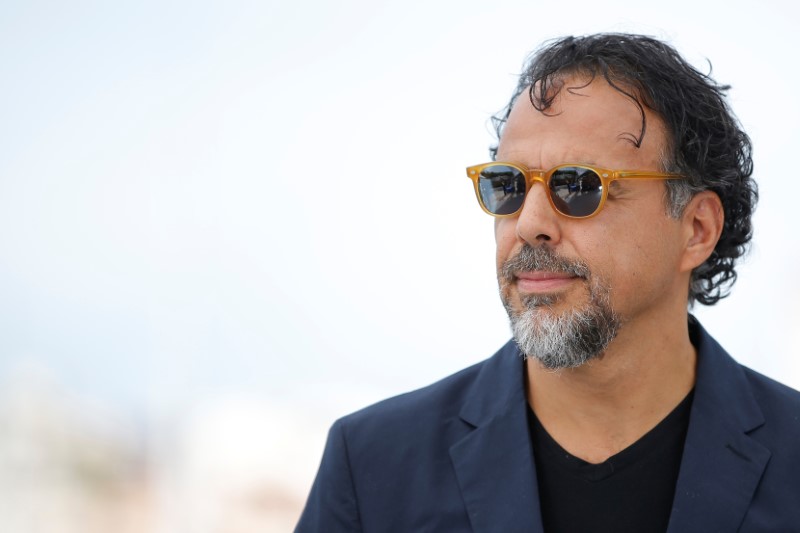 Director Alejandro Gonzalez Inarritu pose for the installation 'Carne y Arena' (virtually present, physically invisible) presented as part of virtual reality event during the 70th Cannes Film Festival, May 22, 2017. u00e2u20acu201d Reuters pic 