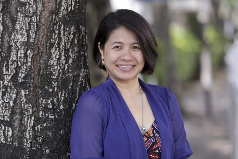 Marine mammal biologist, Louisa Shobini. u00e2u20acu2022 Picture by Choo Choy May