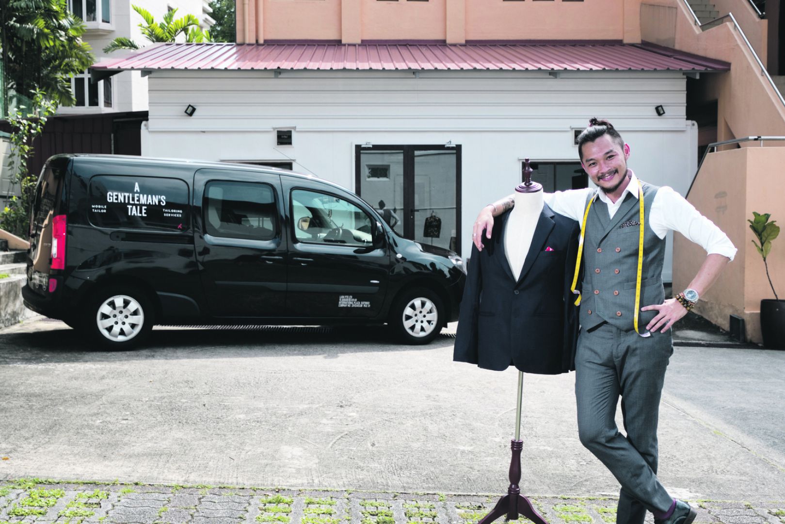 Kenneth Chia's shipping container showroom of A Gentlemanu00e2u20acu2122s Tale will open in early June. u00e2u20acu201d Picture by Ken Tay / Black Box Photographyn