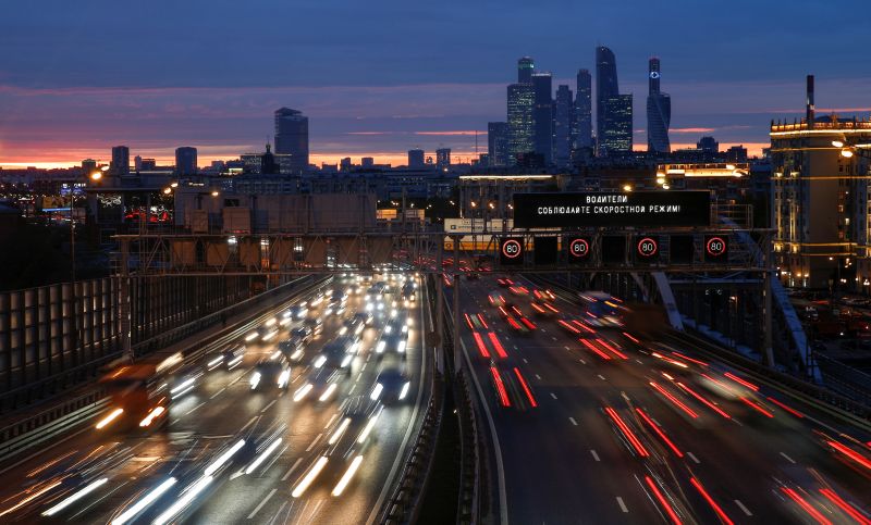 Cars drive along a highway in Moscow May 19, 2017 with the Moscow International Business Centre, also known as u00e2u20acu02dcMoskva-Cityu00e2u20acu2122, in the background. u00e2u20acu201d Reuters pic
