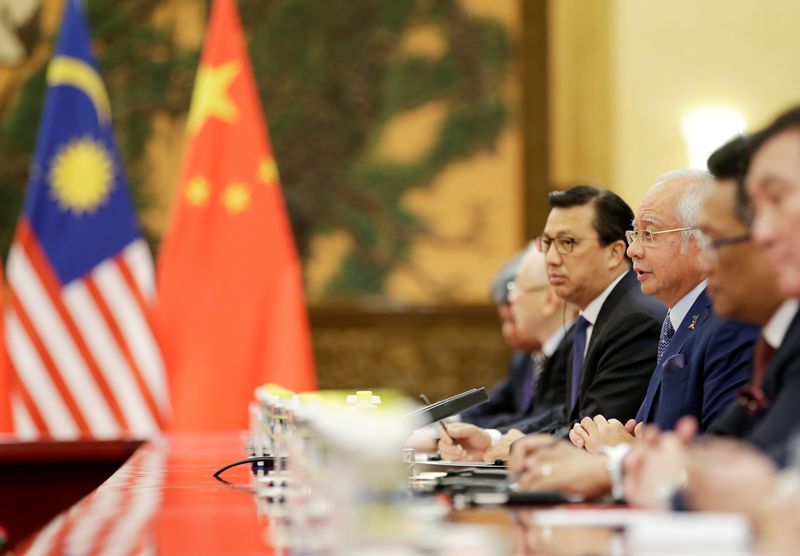 Prime Minister Datuk Seri Najib Razak meets Chinese President Xi Jinping ahead of the Belt and Road Forum in Beijing, May 13, 2017. u00e2u20acu201d Reuters pic