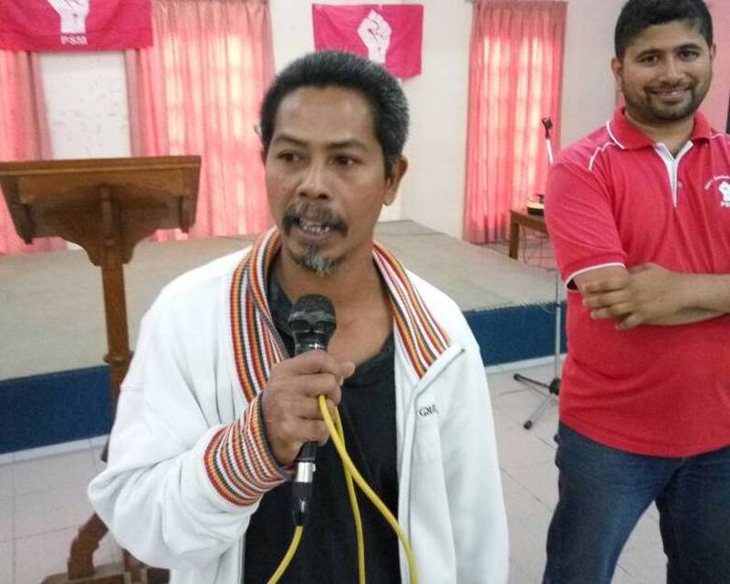 Mat Noor Ayat will be PSM's first Orang Asli candidate and will contest in the Jelai state seat. ― Picture courtesy of PSM