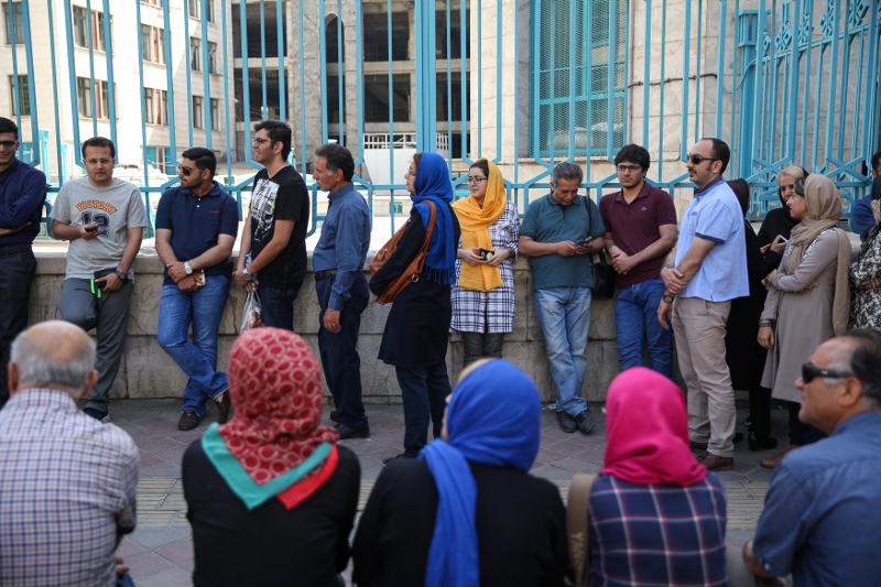 Iranian people arrive to cast their vote during the presidential election in Tehran May 19, 2017. u00e2u20acu201d Picture by Tima via Reuters