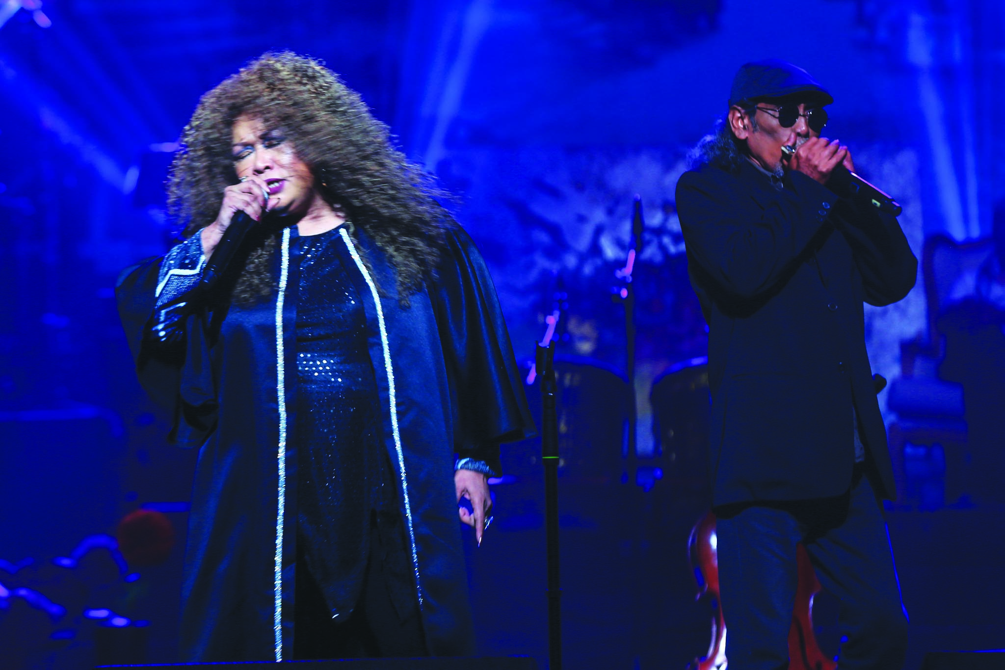 Sahara and Ito of Blues Gang perform at Wings and Superfriends in April. 