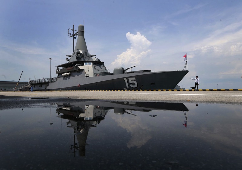 The Littoral Mission Vessel 'Independence', during the RSN50 media preview on April 28, 2017.u00c2u00a0u00e2u20acu201d TODAY pic