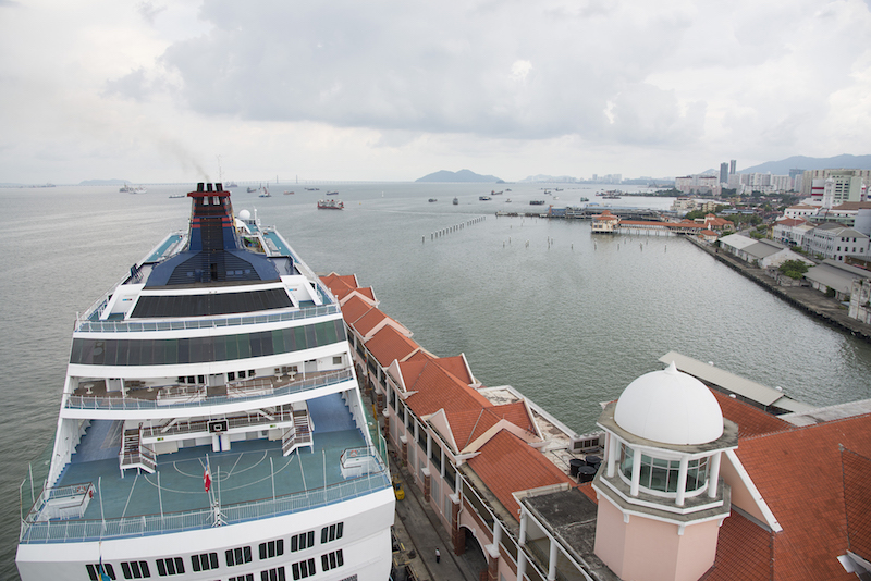The current Swettenham Pier Cruise Terminal is only 400m and can only accommodate a limited number of cruise ships at present. — Picture by KE Ooi