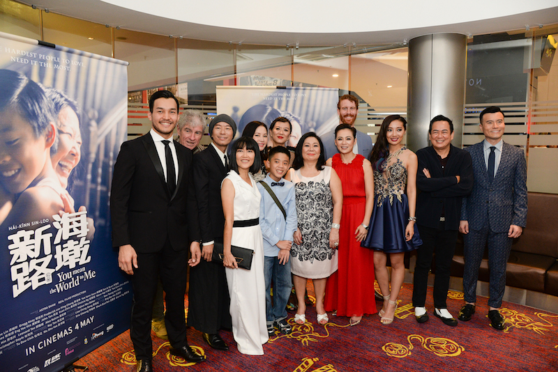 Cast members of u00e2u20acu02dcYou Mean the World to Meu00e2u20acu2122 pose for the press at the filmu00e2u20acu2122s premiere in George Town May 16, 2017. u00e2u20acu201d Picture by KE Ooi