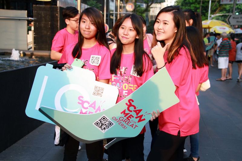 Singapore Retailers Association launched the 24th edition of The Great Singapore Sale, on June 9, 2017, with a new digital mobile application, GoSpree. u00e2u20acu201d Picture by Esther Leong/TODAY