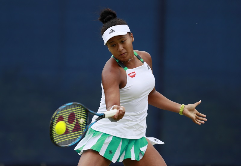 Japanu00e2u20acu2122s Naomi Osaka in action against USAu00e2u20acu2122s Kristie Ahn during the Aegon Open at Nottingham Tennis Centre, England June 13, 2016. u00e2u20acu201d Action Images via Reuters/Jason Cairnduff Livepic