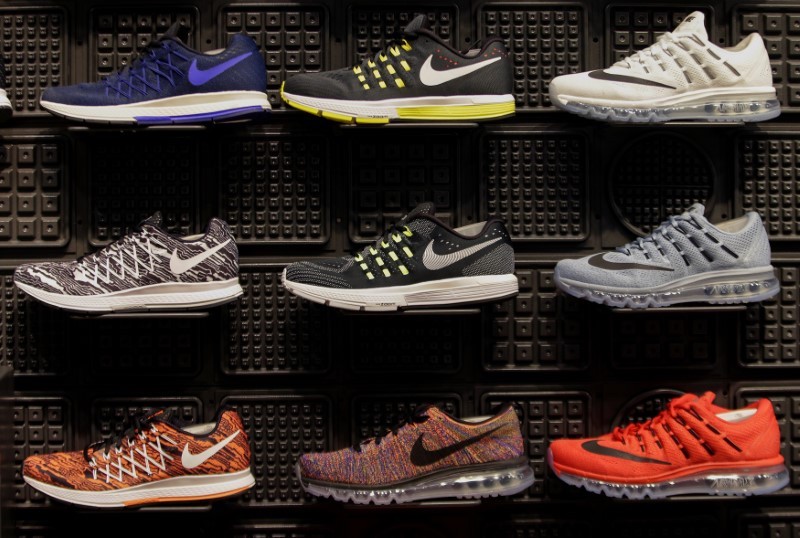 Nike shoes are seen in a shop in Rome March 30, 2016. u00e2u20acu201d Reuters pic