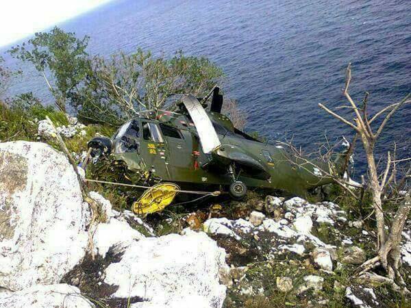 Pictures of the frame of a RMAF Nuri M23-15 helicopter had gone viral on social media.