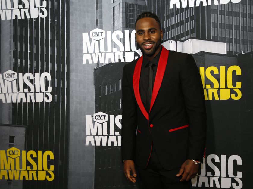 Singer Jason Derulo arrives at the 2017 CMT Music Awards in Nashville, Tennessee, June 8, 2017.u00e2u20acu2022 Reuters pic