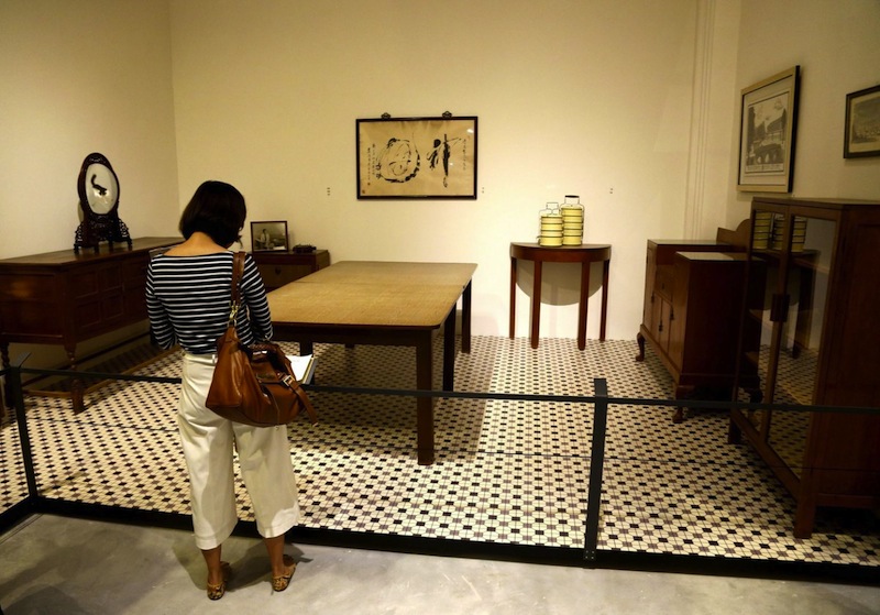 Furniture and artefacts from the dining room of Lee Kuan yew's Oxley road home on display at the 'We Built A Nation' exhibition at the National Museum of Singapore. u00e2u20acu201du00c2u00a0TODAY file pic