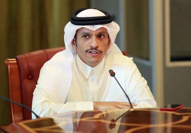 Qatar's foreign minister Sheikh Mohammed bin Abdulrahman al-Thani speaks to reporters in Doha, Qatar June 8, 2017. u00e2u20acu201d Reuters pic   