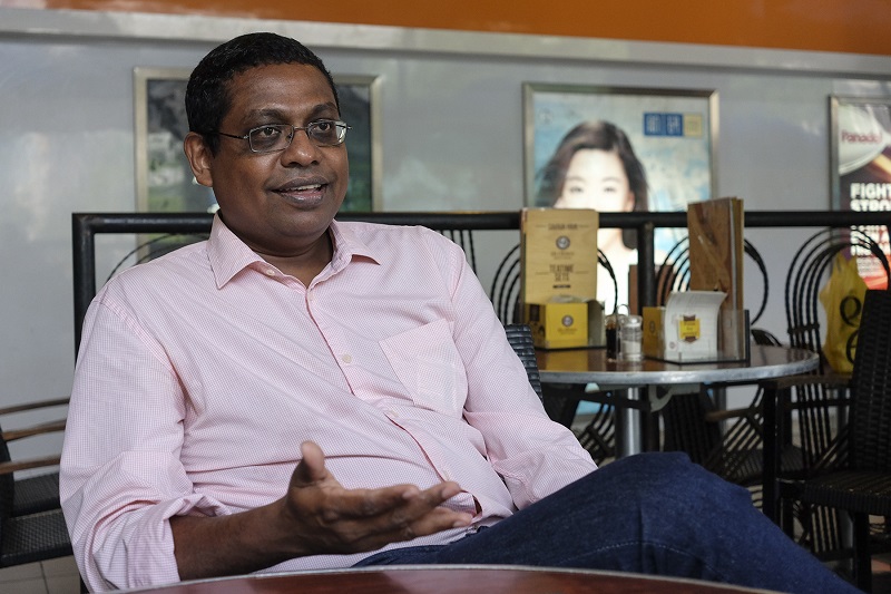 Praba Ganesan speaks to Malay Mail Online during an interview in Kuala Lumpur June 5, 2017. u00e2u20acu201d Picture by Yusof Mat Isa