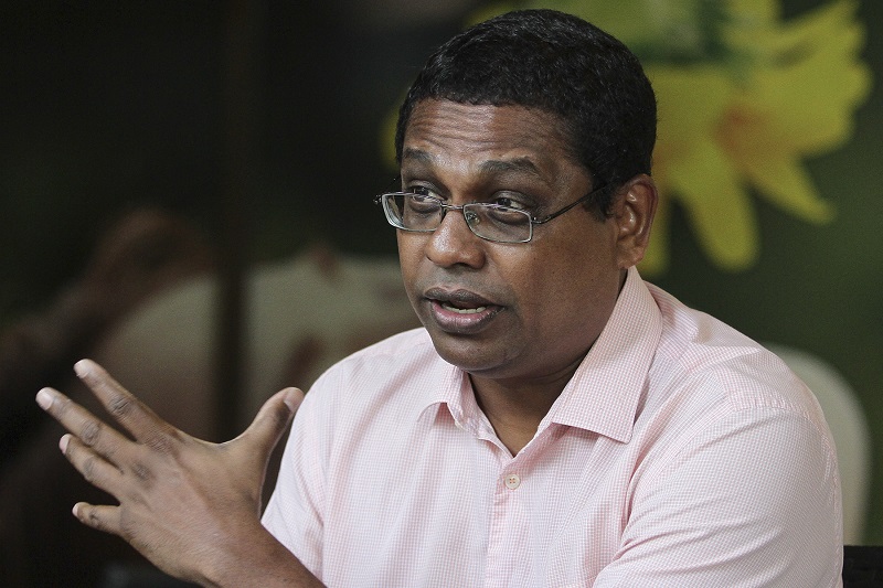 Praba Ganesan speaks to Malay Mail Online during an interview in Kuala Lumpur June 5, 2017. u00e2u20acu201d Picture by Yusof Mat Isa
