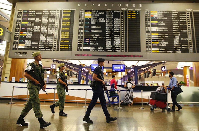 The app enables the police and the Singapore Civil Defence Force to send alerts to the public in times of emergencies. u00e2u20acu201d TODAY file pic