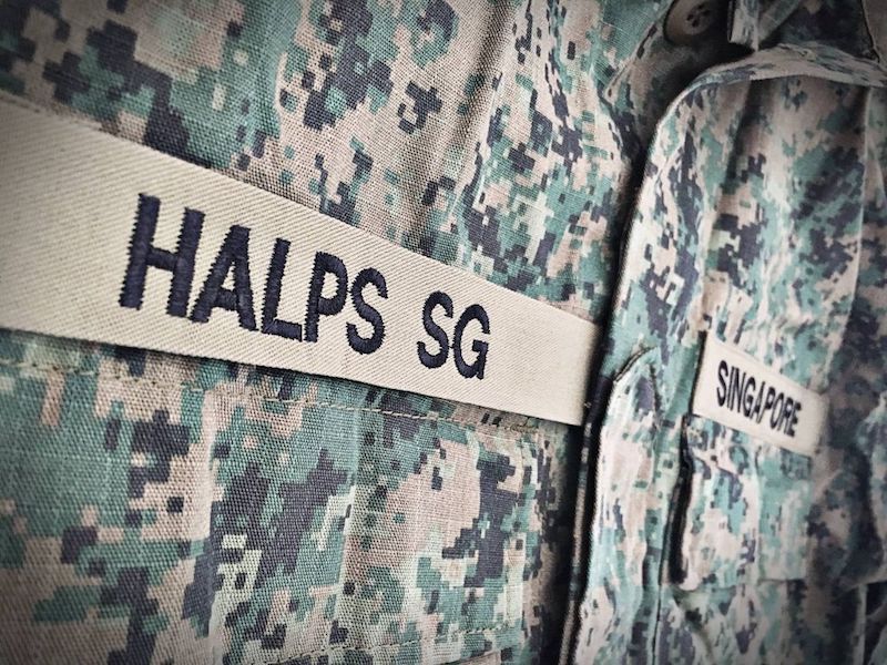 A marketing photo of HALPS, a firm which proposes laundry, packaging and storage services for NSmen during their ICT u00e2u20acu201d for a fee. u00e2u20acu201d TODAY pic