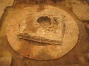 The ritualistic site that was built in 110 AD with an addutuon built on top in the sixth century.