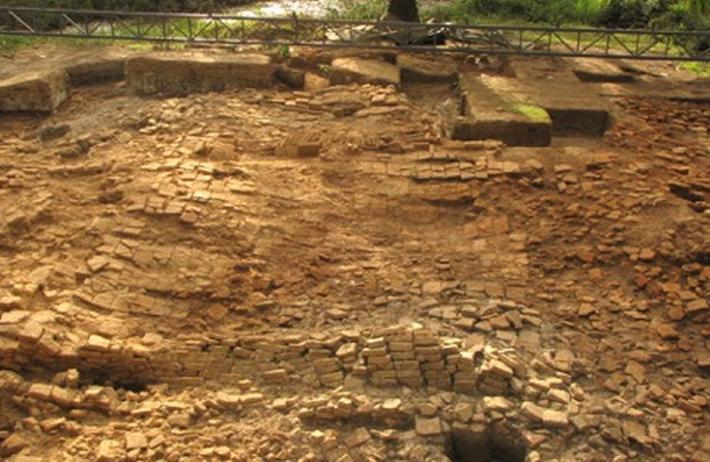 The remnants of the jetty that was built before 487 AD in Sungai Batu. u00e2u20acu201d Images courtesy of CAGR USM 