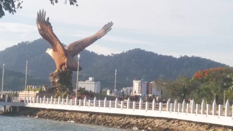 The iconic eagle statue in Langkawi. u00e2u20acu2022 Malay Mail pic