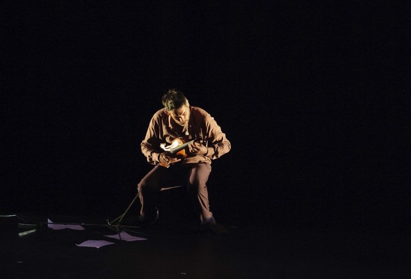 An artiste from 'Le Cirque Plume' company in rehearsal of 'Tempus Fugit?' u00e2u20acu201d AFP pic 