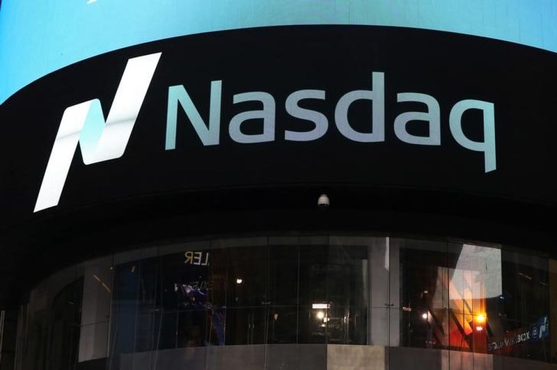 A view of the exterior of the Nasdaq market site in Times Square after the Nasdaq breached the 6,000 mark for the first time ever in New York City, April 25, 2017. u00e2u20acu201d Reuters pic