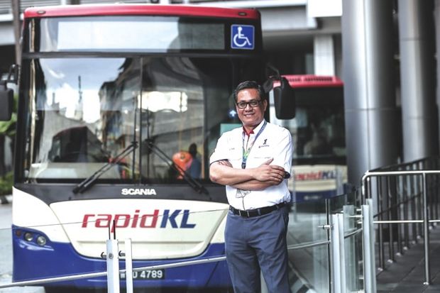 Azmi says Prasarana will rely on the new four-car trains to cut headway between trains and reduce congestion during rush hour. u00e2u20acu201d Picture by Hari Anggara
