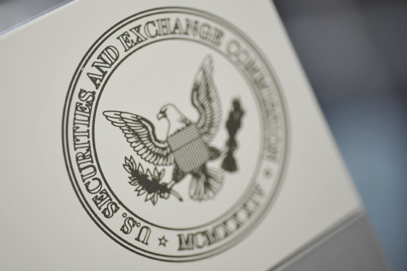 The US Securities and Exchange Commission logo adorns an office door at the SEC headquarters in Washington June 24, 2011. u00e2u20acu201d Reuters pic