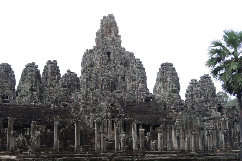 Bayon Temple has a total of 216 faces of Bodhisattva carved on the surfaces of all the stupas.  — TODAY pic