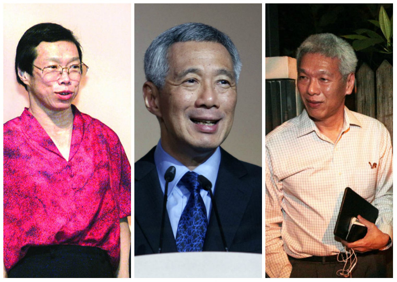 Dr Lee Wei Ling, Singapore Prime Minister Lee Hsien Loong and Lee Hsien Yang are seen in these file photos. u00e2u20acu201d TODAY pic