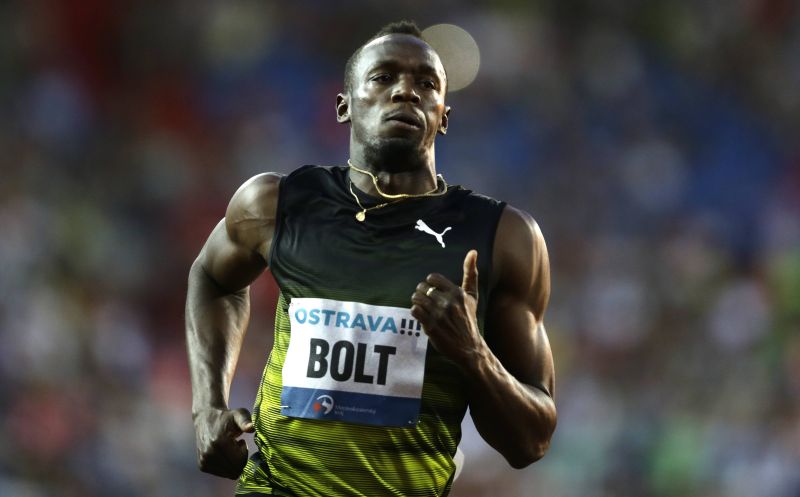 Jamaican sprint superstar Usain Bolt overcame a stiff back to fire to victory in the 100m in Ostrava yesterday in a modest 10.06 seconds. u00e2u20acu2022 Reuters pic