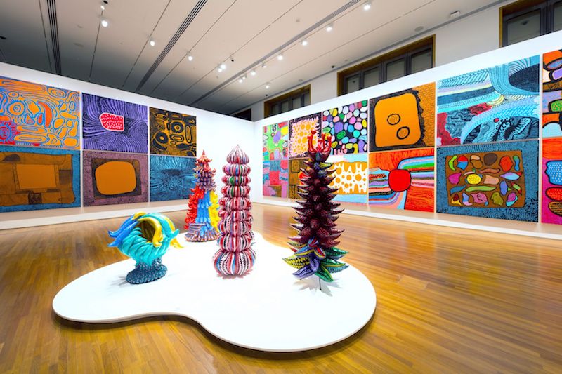 Renowned Japanese artist Yayoi Kusama's exhibition ‘Yayoi Kusama: Life Is the Heart of a Rainbow’ will feature over 120 works, including new, never-before-seen pieces. — TODAY pic