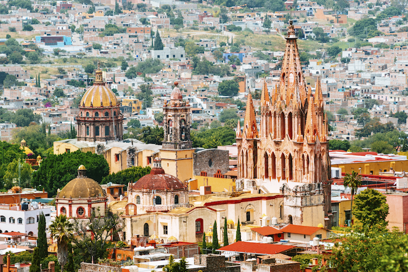View of San Miguel de Allende, Mexico. u00e2u20acu201d Picture courtesy of ferrantraite/Istock.com