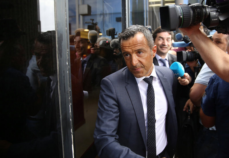 Jorge Mendes arrives to testify as part of the investigation of alleged tax fraud committed by former Atletico Madrid player Radamel Falcao, in Pozuelo de Alarcon, Spain June 27, 2017. u00e2u20acu201d Reuters pic