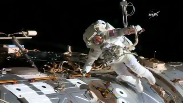 Scientists hope a robotic gripper inspired by the way gecko lizards cling to surfaces could help put an end to the problem of space debris. u00e2u20acu201d Screen capture via Reuters video