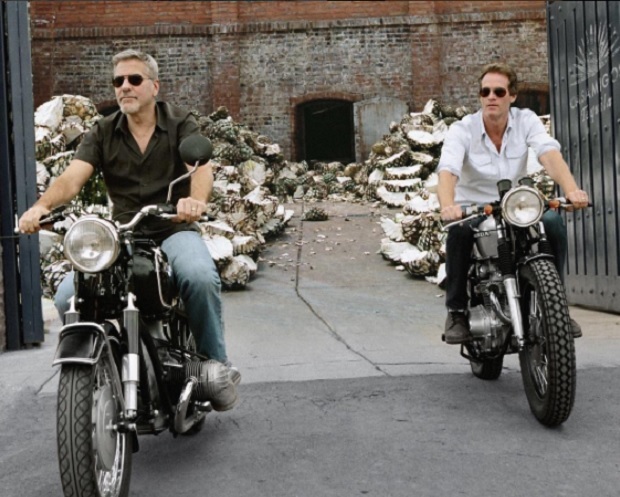 George Clooney (left) and his longtime friend Rande Gerber on a prior bike trip through Mexico. u00e2u20acu201d Picture via Instagram/Casamigos