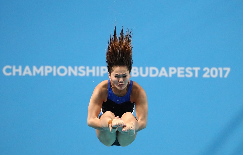 Nur Dhabitah Binti Sabri of Malaysia competes in the womenu00e2u20acu2122s 3m springboard semifinal at the 17th Fina World Aquatics Championships in Budapest, Hungary July 20, 2017. u00e2u20acu201d Reuters pic