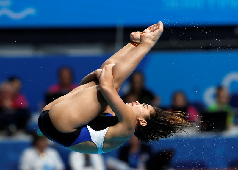 Nur Dhabitah Binti Sabri of Malaysia competes in the womenu00e2u20acu2122s 3m springboard semifinal at the 17th Fina World Aquatics Championships in Budapest, Hungary July 20, 2017. u00e2u20acu201d Reuters pic