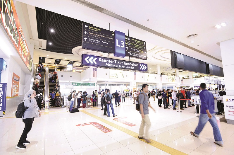 The bustling TBS is a multi-level terminal with a range of conveniences. u00e2u20acu201d Pictures by Ham Abu Bakar