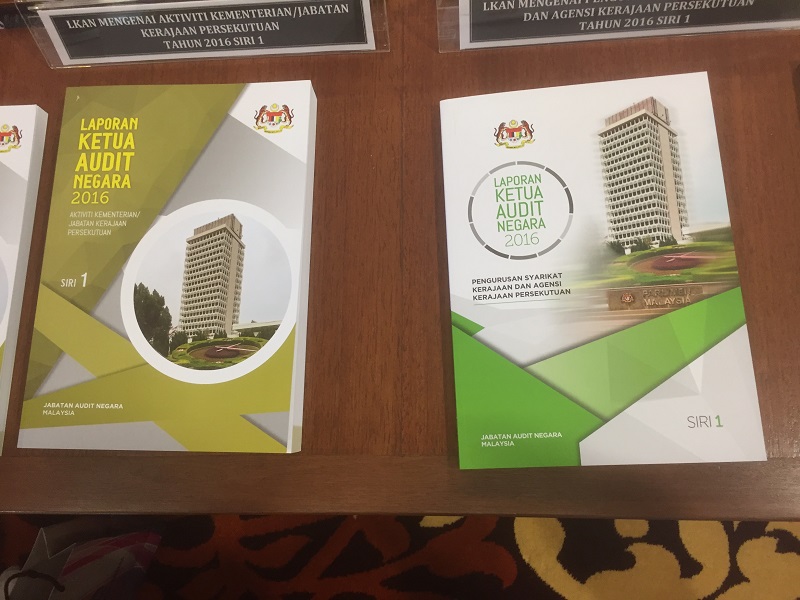 The first series of the Auditor-General's Report 2016 was tabled in Parliament today. u00e2u20acu201d Picture by Kamles Kumar