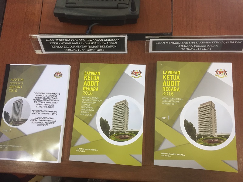 The first series of the Auditor-General's Report 2016 was tabled in Parliament today. u00e2u20acu201d Picture by Kamles Kumar