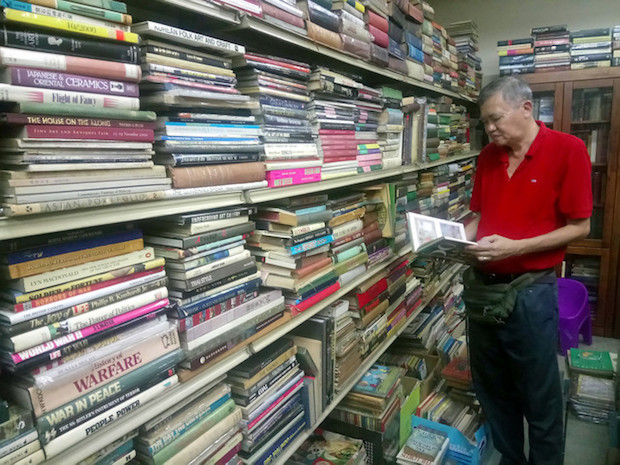 Owner of Junk Bookstore Jeffrey Koh, 65, makes sure all his books and magazines remain in good condition. u00e2u20acu201d Bernama pic