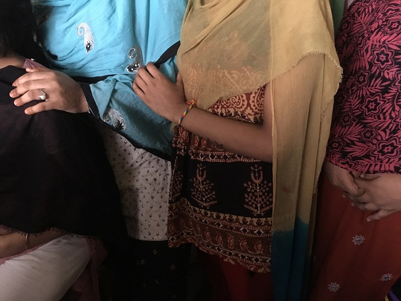 Girls from Bangladesh who were sex trafficked to India at a shelter home for rescued girls in Pune in Maharashtra, India on July 7, 2017. u00e2u20acu201d Thomson Reuters Foundation pic